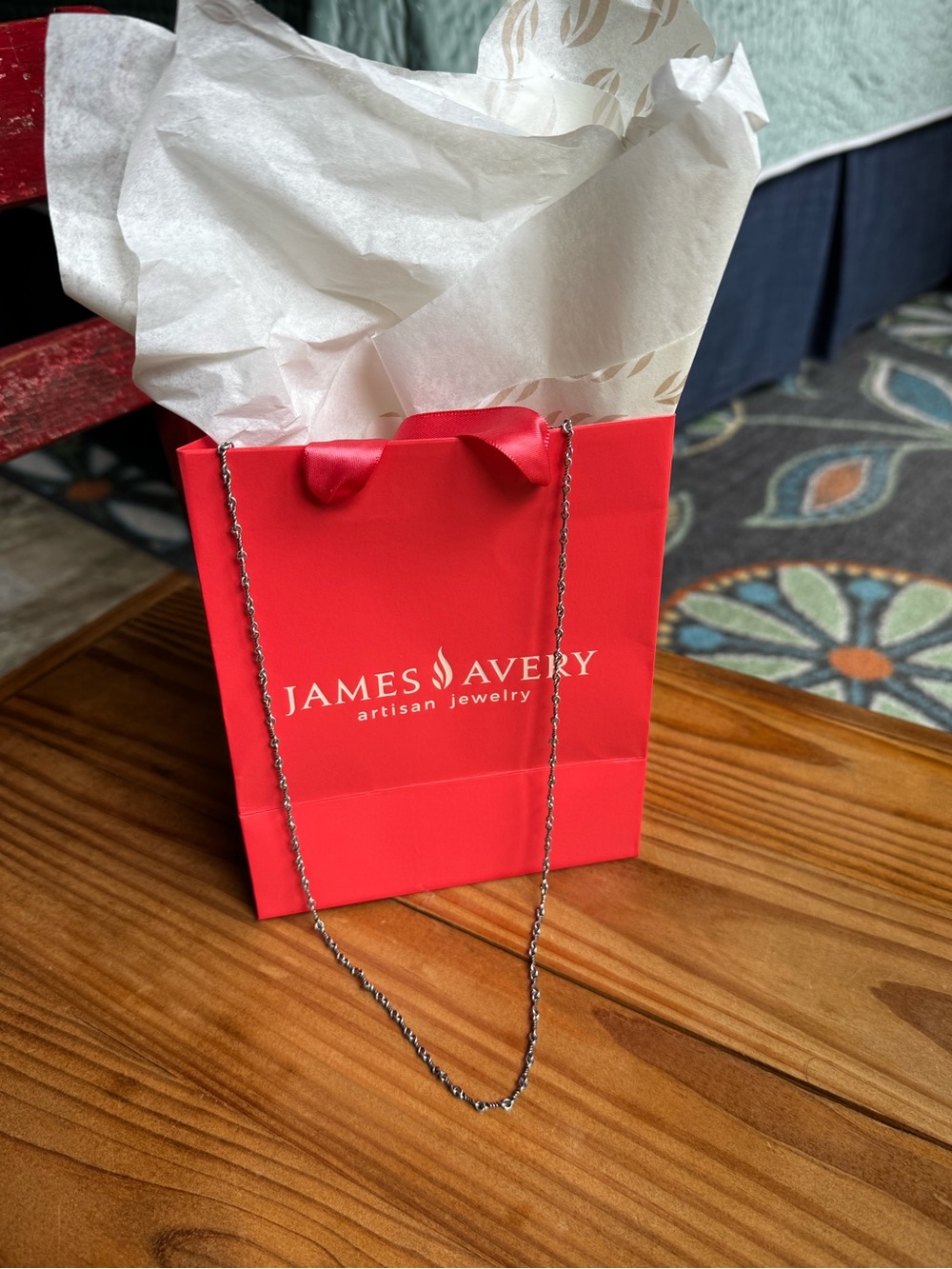 James Avery Twisted Link Sterling Necklace - Silver